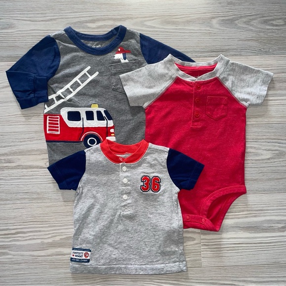 Oshkosh & Carters Other - ⭐️ 6 Months Carters & OshKosh Baby Boys T-Shirt Bundle⭐️